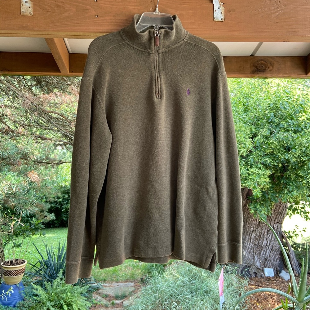 Polo Ralph Lauren Quarter ZIP Sweater Large